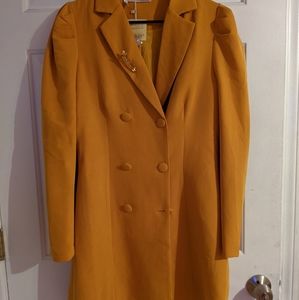 Mustard fitted Blazer dress
